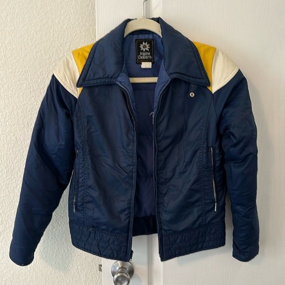 Vintage down ski jacket - Picture 1 of 3